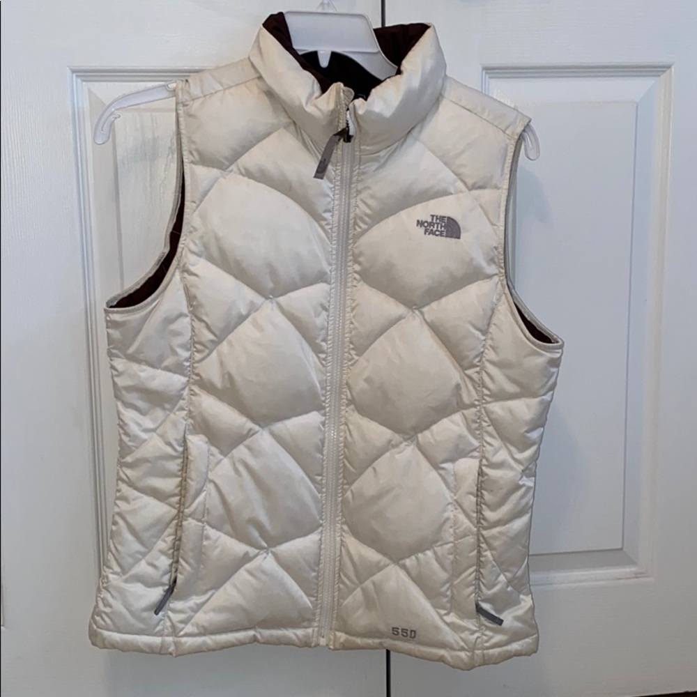 White North Face vest